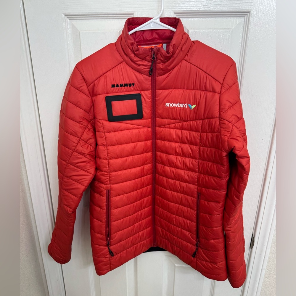 Mammut Red Insulated Ski/Snow Puffer Jacket